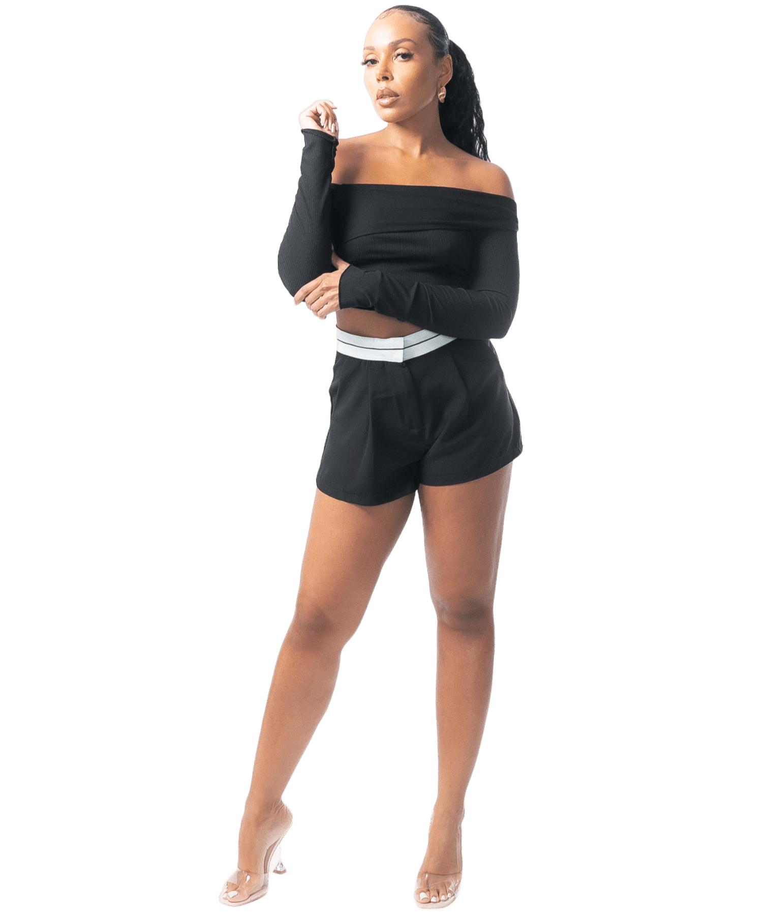 Club factory off shoulder top sale