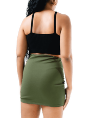 Daisy Trim Ribbed Crop Top - GRLS CLUB