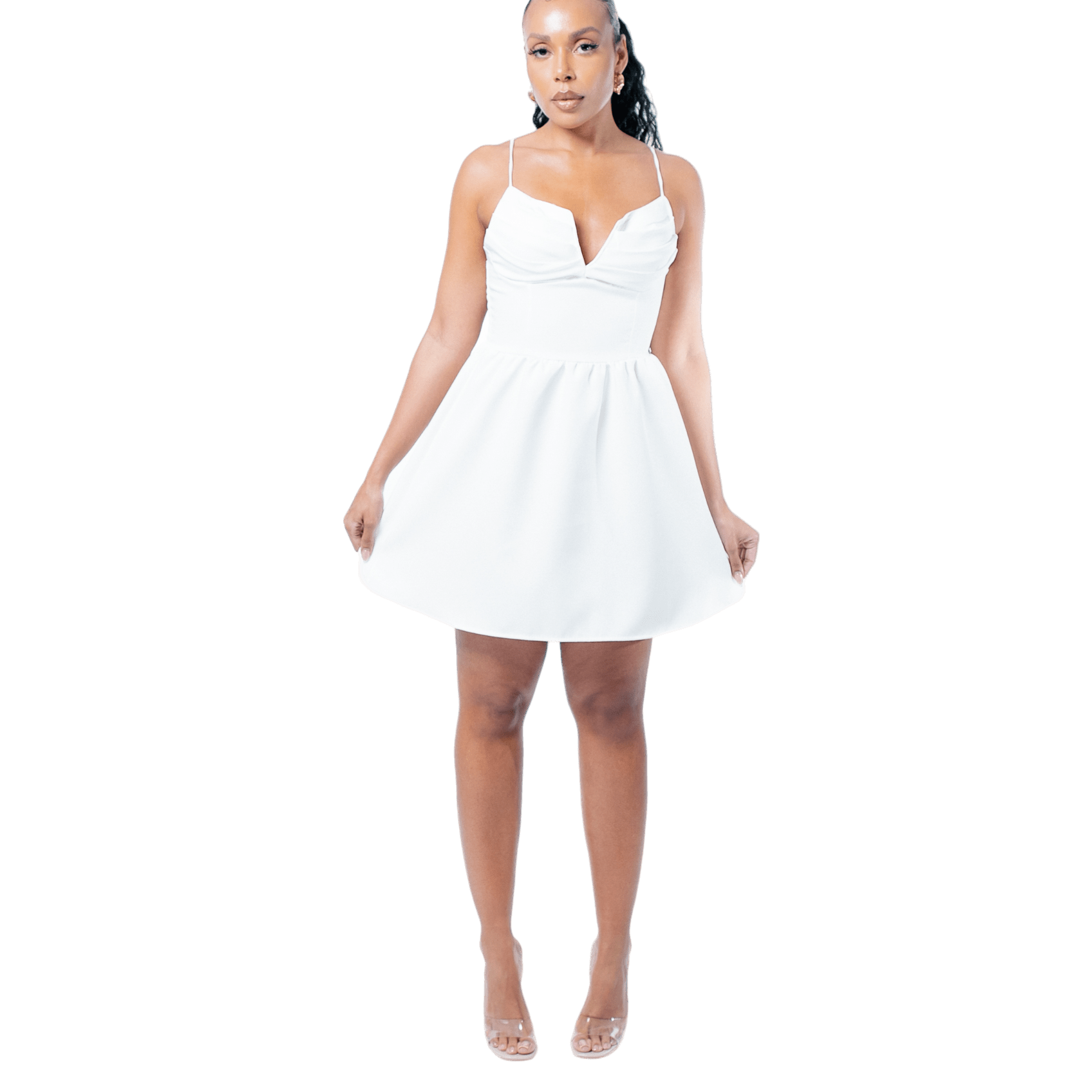 Elegant A - Line Mini Dress - GRLS CLUB