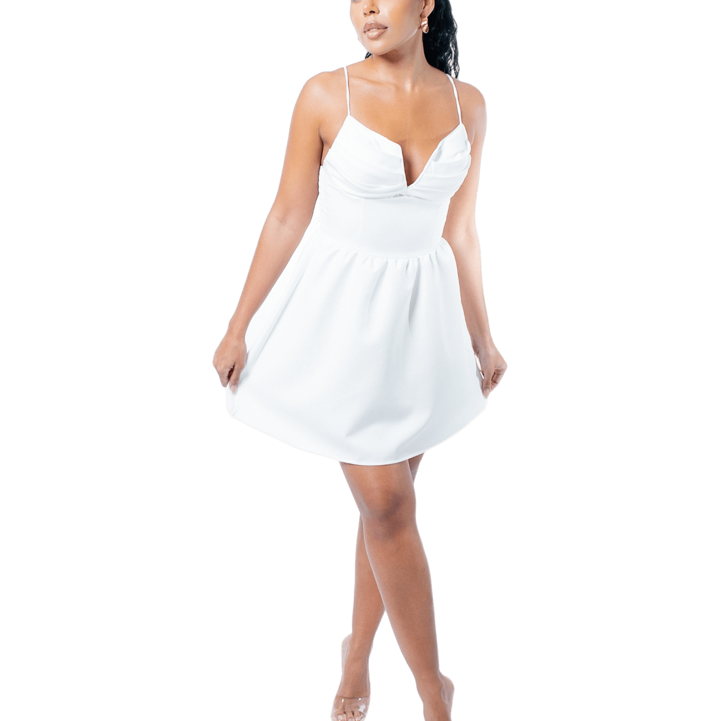 Elegant A - Line Mini Dress - GRLS CLUB