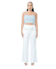 High - Waisted Satin Trousers - GRLS CLUB