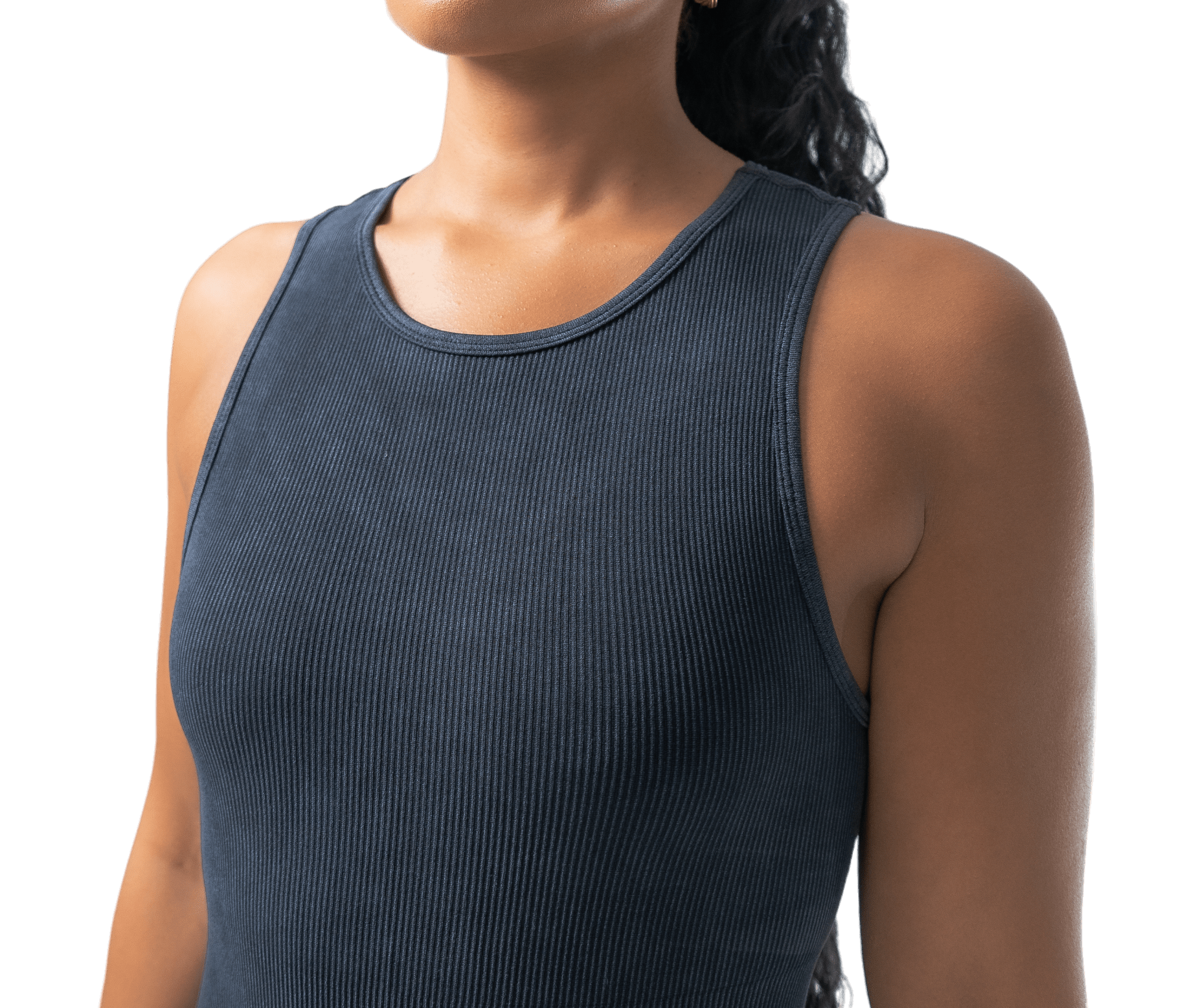 Midnight Ribbed Bodysuit - GRLS CLUB