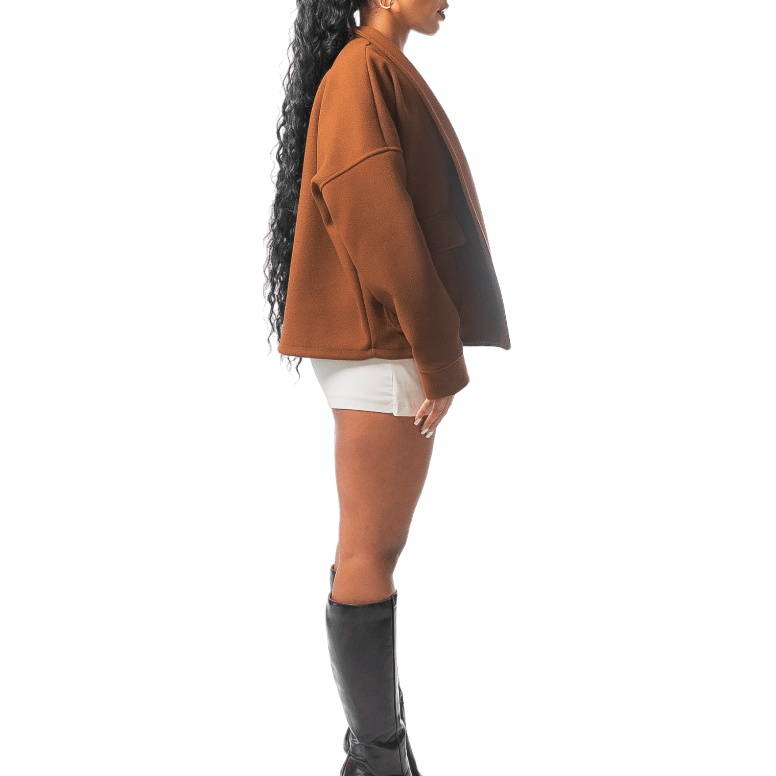 Oversized Fleece Blazer Jacket - GRLS CLUB