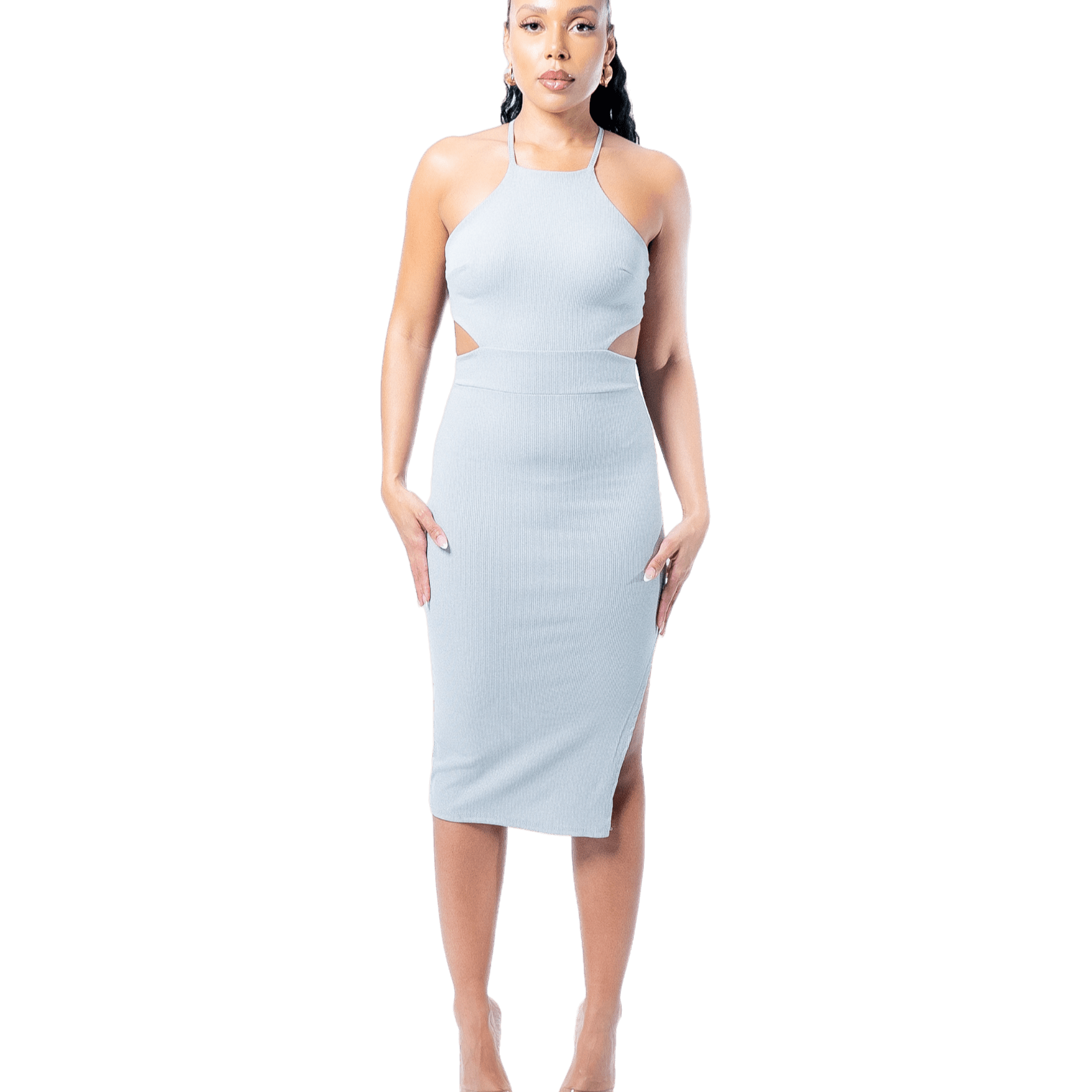 Penelope Cutout Midi Dress - GRLS CLUB