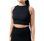 Ribbed Thigh Split Knit Co - ord - GRLS CLUB